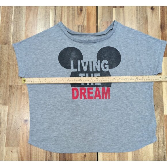 Disney Mickey Mouse Living the Dream T Shirt Size Medium - Picture 2 of 6